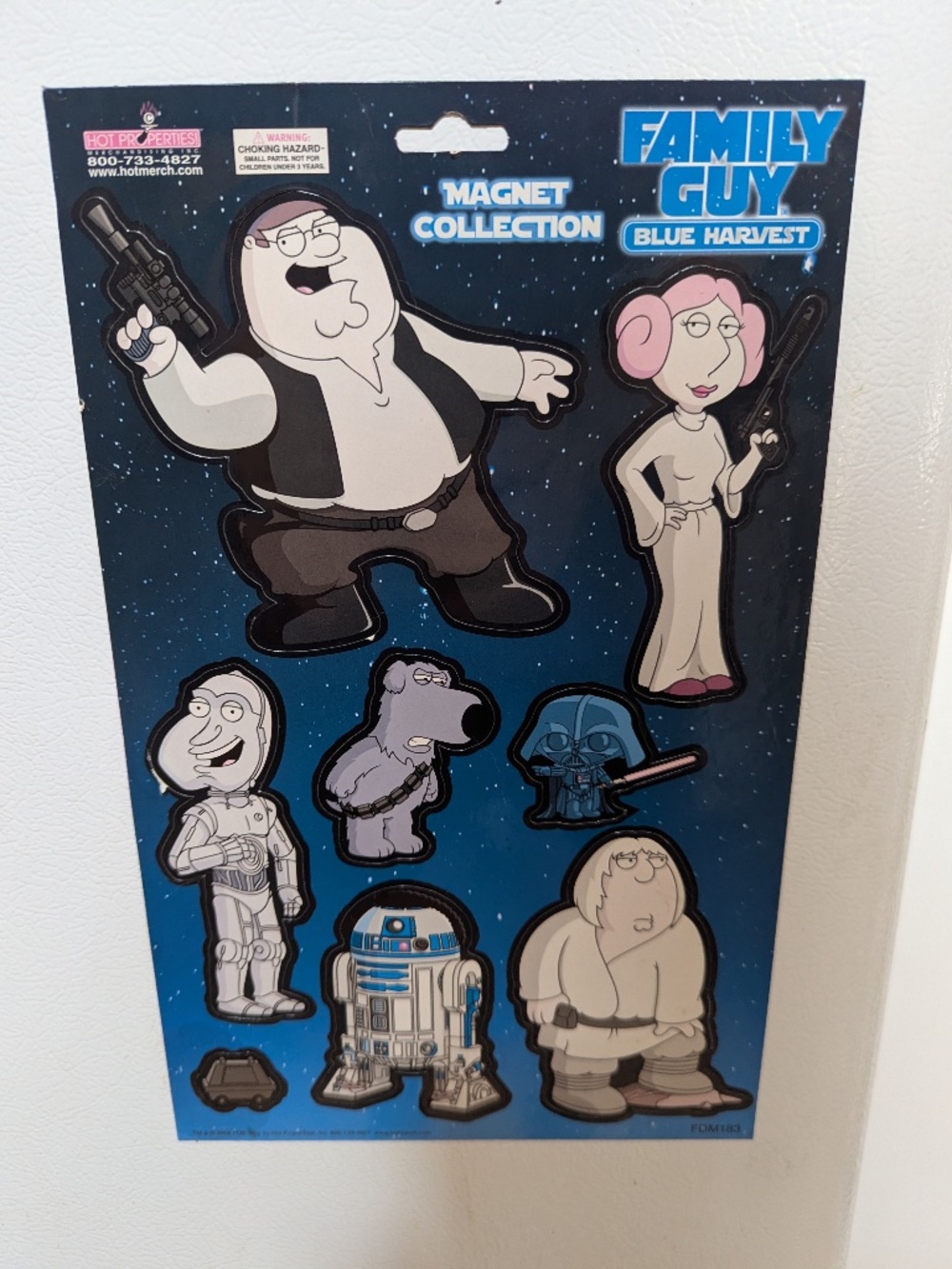 Family Guy Blue Harvest Magnet 8-Piece Collection Reimagined Star Wars Character